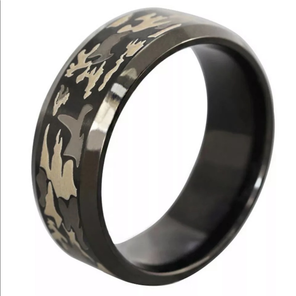 New Men’s Camouflage Ring